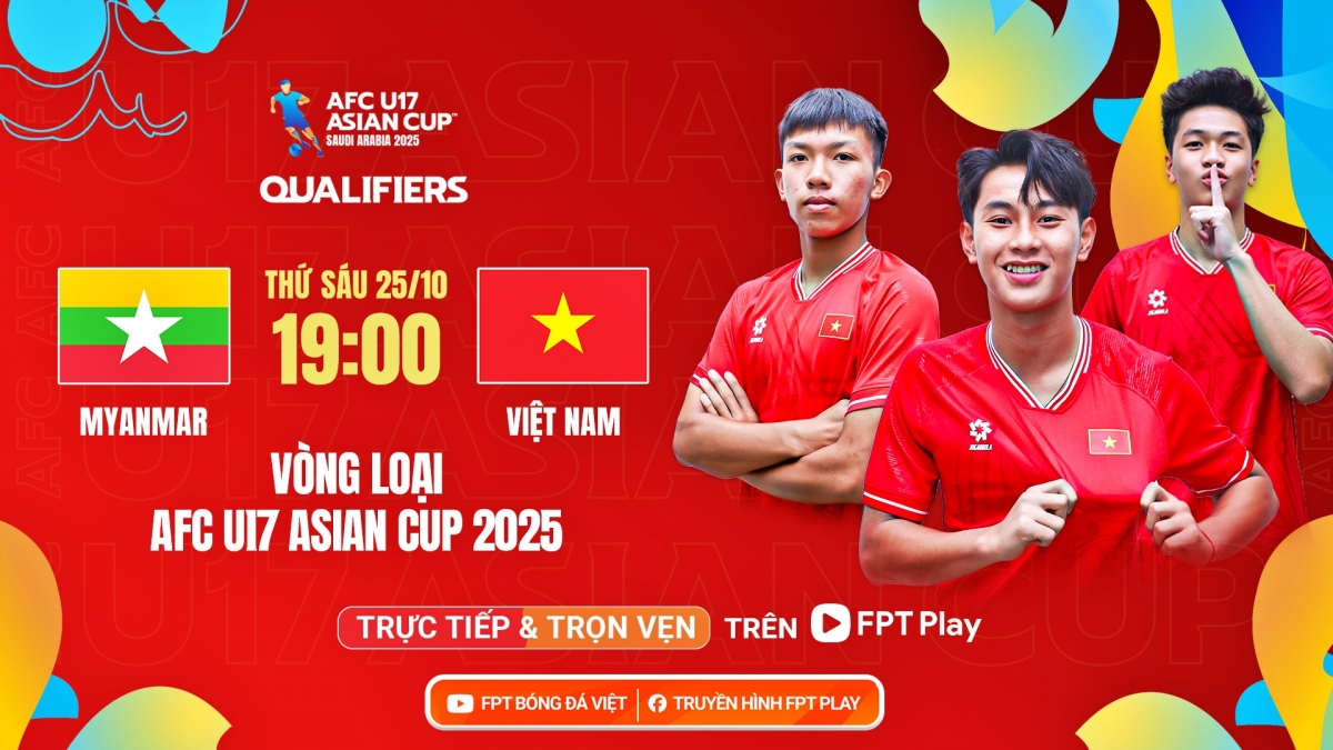 Xem trực tiếp U17 Việt Nam vs U17 Myanmar ở đâu, kênh nào?