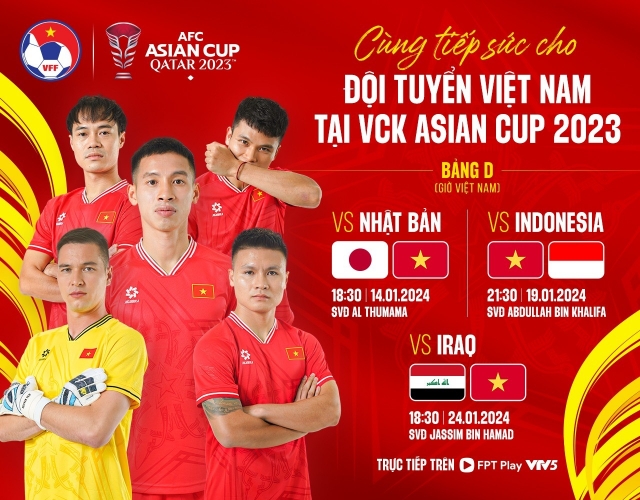 Trận Việt Nam vs Nhật Bản mấy giờ, phát sóng ở đâu hôm nay?