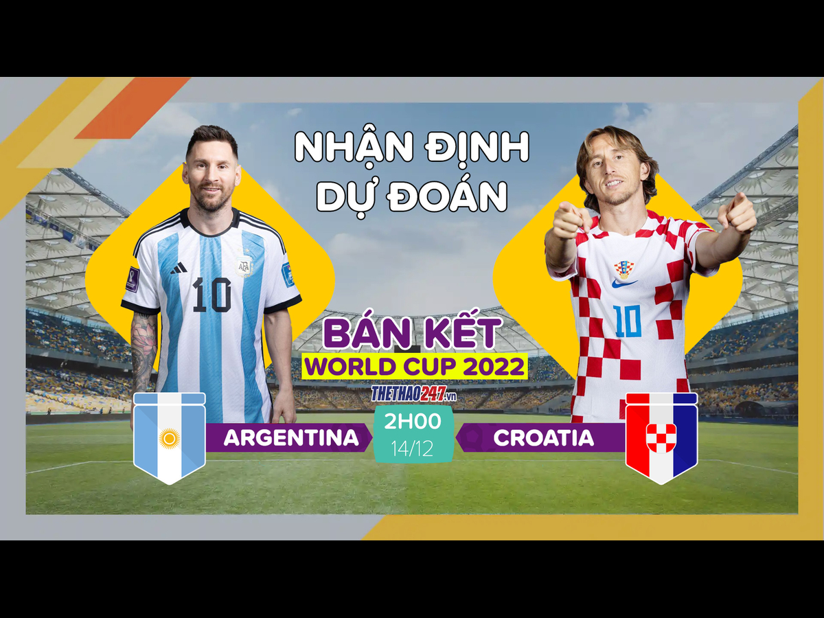 Trận đấu Argentina vs Croatia: Kèo tỷ số, nhận định và dự đoán kết quả