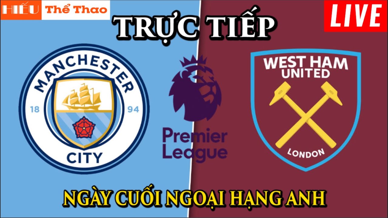Cách xem trực tiếp trận đấu Man City vs West Ham qua Sopcast