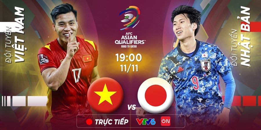 Trận Việt Nam vs Nhật Bản mấy giờ, phát sóng ở đâu hôm nay?