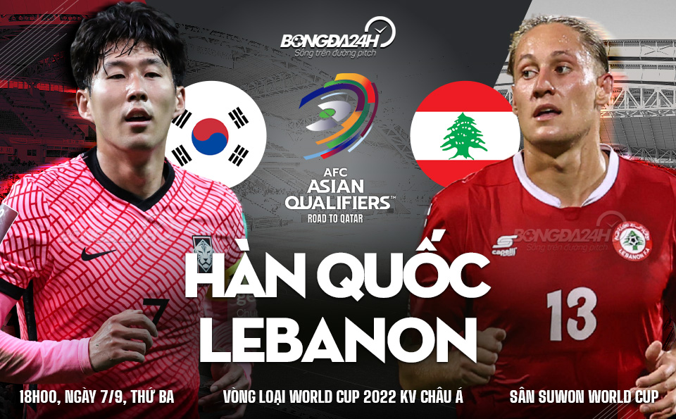 Hàn Quốc vs Lebanon trực tiếp: Tất cả thông tin về trận đấu hôm nay