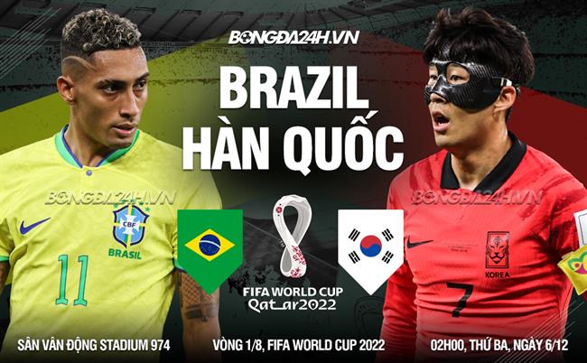 Kết quả Brazil vs Hàn Quốc World Cup 2022: Chiến thắng ấn tượng của Selecao