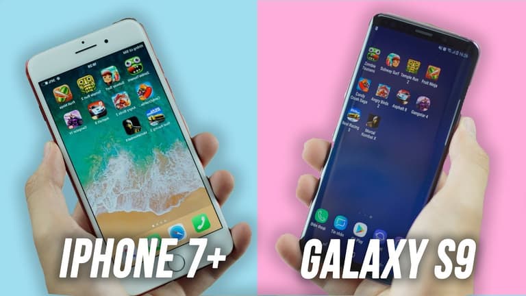 So sánh Samsung Galaxy S9 và iPhone 7 Plus: Chi tiết cấu hình và tính năng