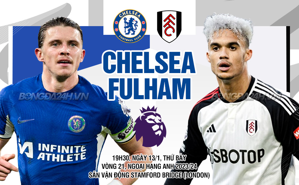 Nhận định Chelsea vs Fulham: Dự đoán tỷ số và phân tích trận đấu Ngoại hạng Anh 2023/2024