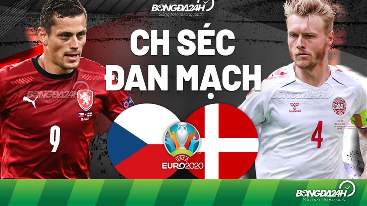 Tỷ lệ kèo Đan Mạch vs Séc mới nhất hôm nay 2024