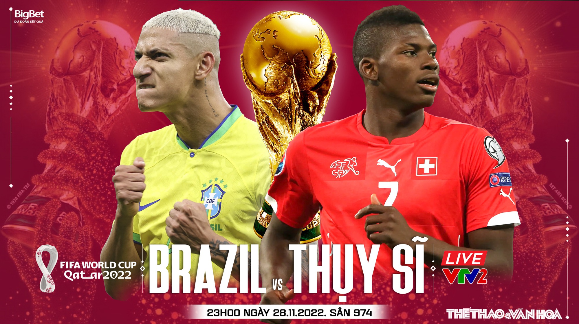 Kèo nhà cái Brazil vs Thụy Sĩ: Nhận định và dự đoán World Cup 2022