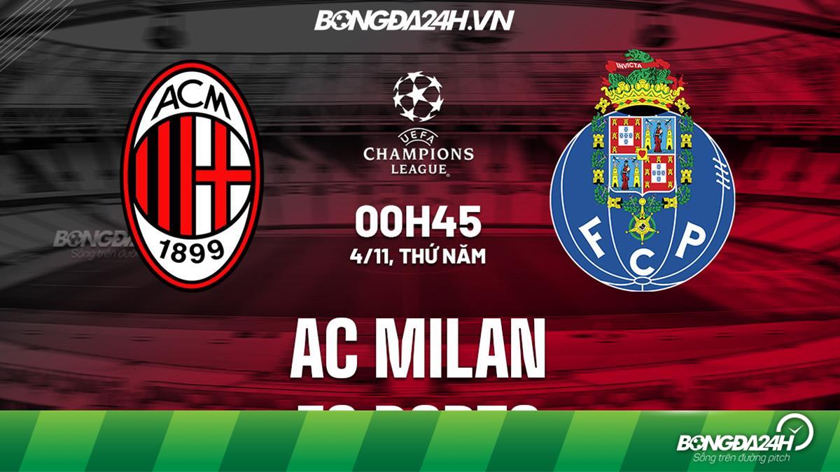 Soi kèo AC Milan vs Porto: Dự đoán và phân tích trận đấu Champions League