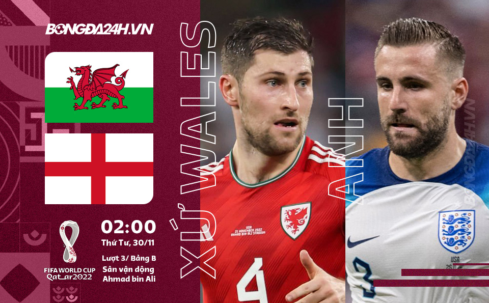 Soi kèo Anh vs Xứ Wales chuẩn nhất: Dự đoán kết quả, tỷ số World Cup