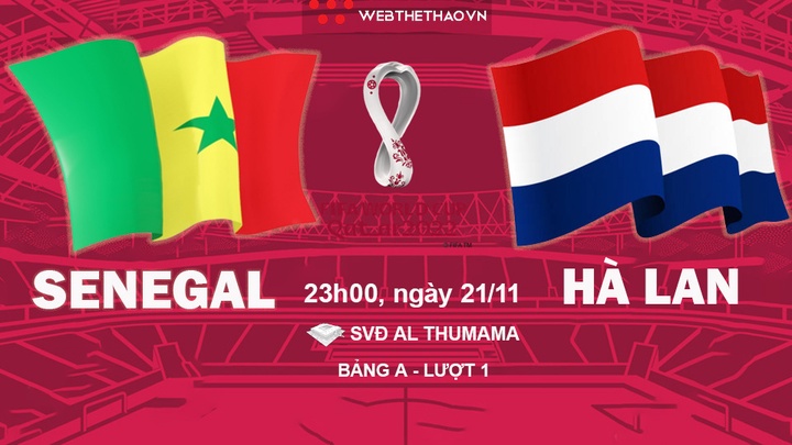 Tỉ lệ kèo Hà Lan vs Senegal: Kèo châu Á, châu Âu mới nhất
