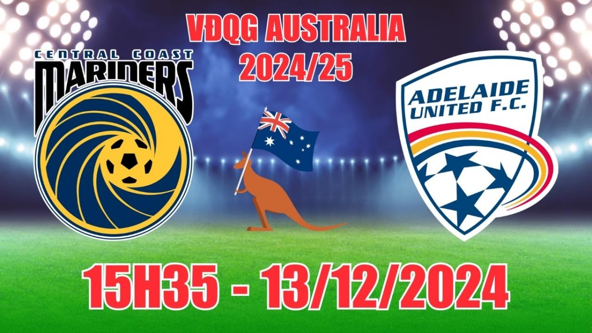 Xem Adelaide United đá với Central Coast: Cập nhật link xem mới nhất.