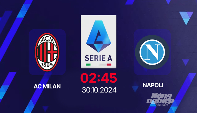 AC Milan vs Napoli: Xem trực tiếp ở đâu, mấy giờ, dự đoán kết quả