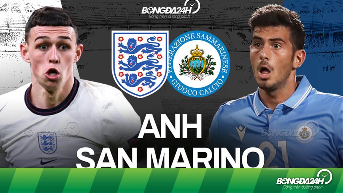 Nhận định Anh vs San Marino: Đội nào mạnh hơn giành chiến thắng?
