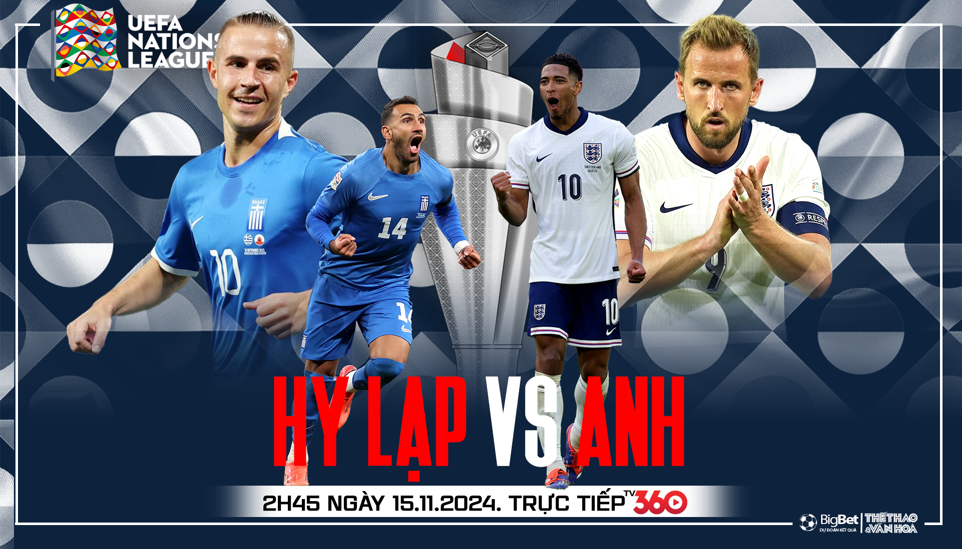 Soi kèo Anh vs Hy Lạp chuẩn nhất như thế nào? Tham khảo ý kiến chuyên gia bóng đá.
