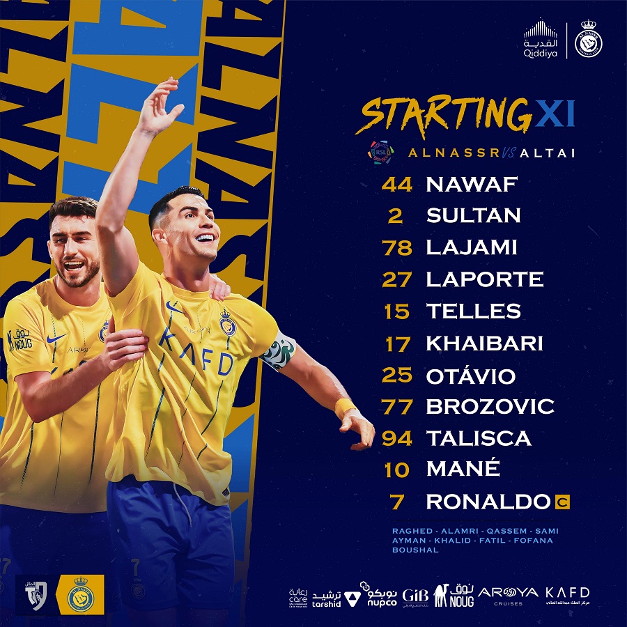 Đội hình dự kiến Al-nassr vs al akhdoud: Ai sẽ ra sân?