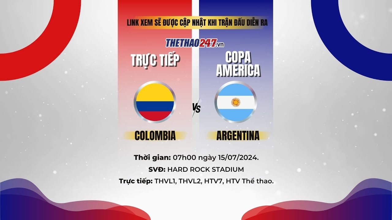 Cách xem argentina vs colombia trực tiếp miễn phí? Hướng dẫn chi tiết từng bước dễ làm.