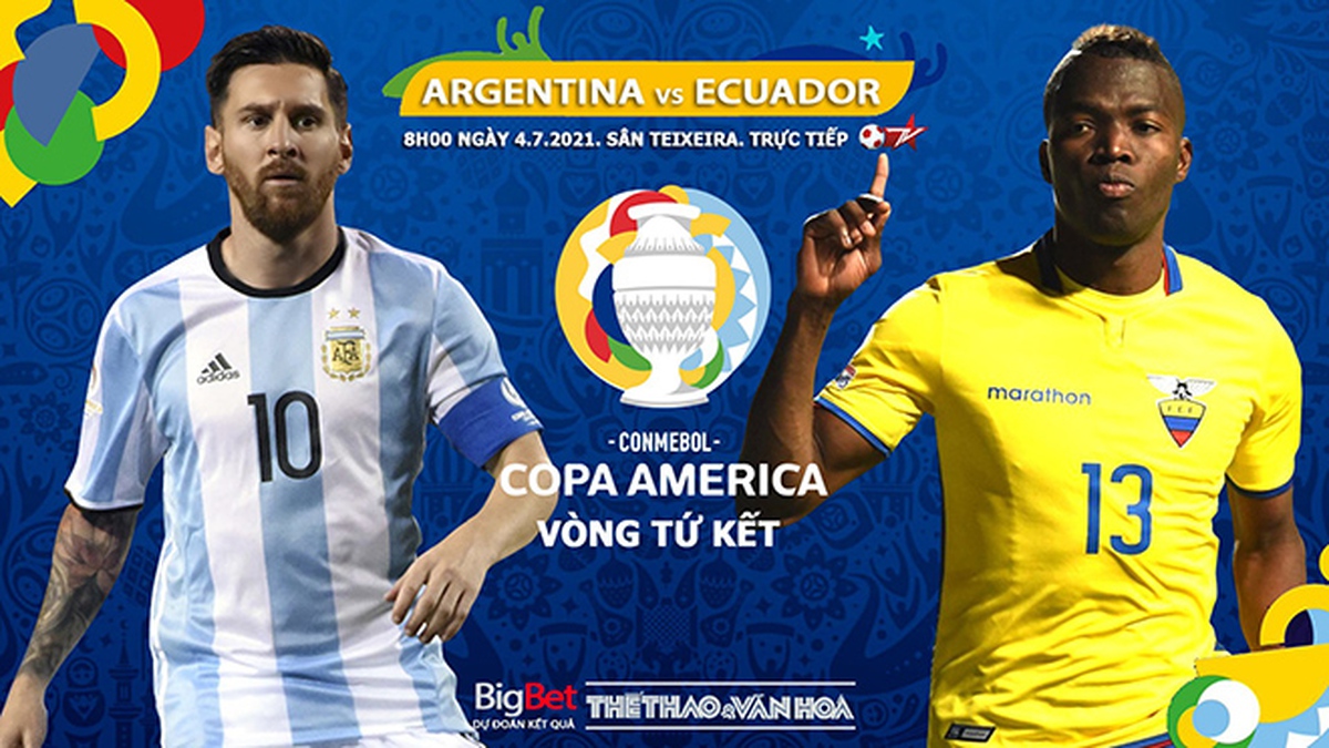 Argentina vs Ecuador soi kèo trực tiếp: Cập nhật liên tục tỷ lệ cược