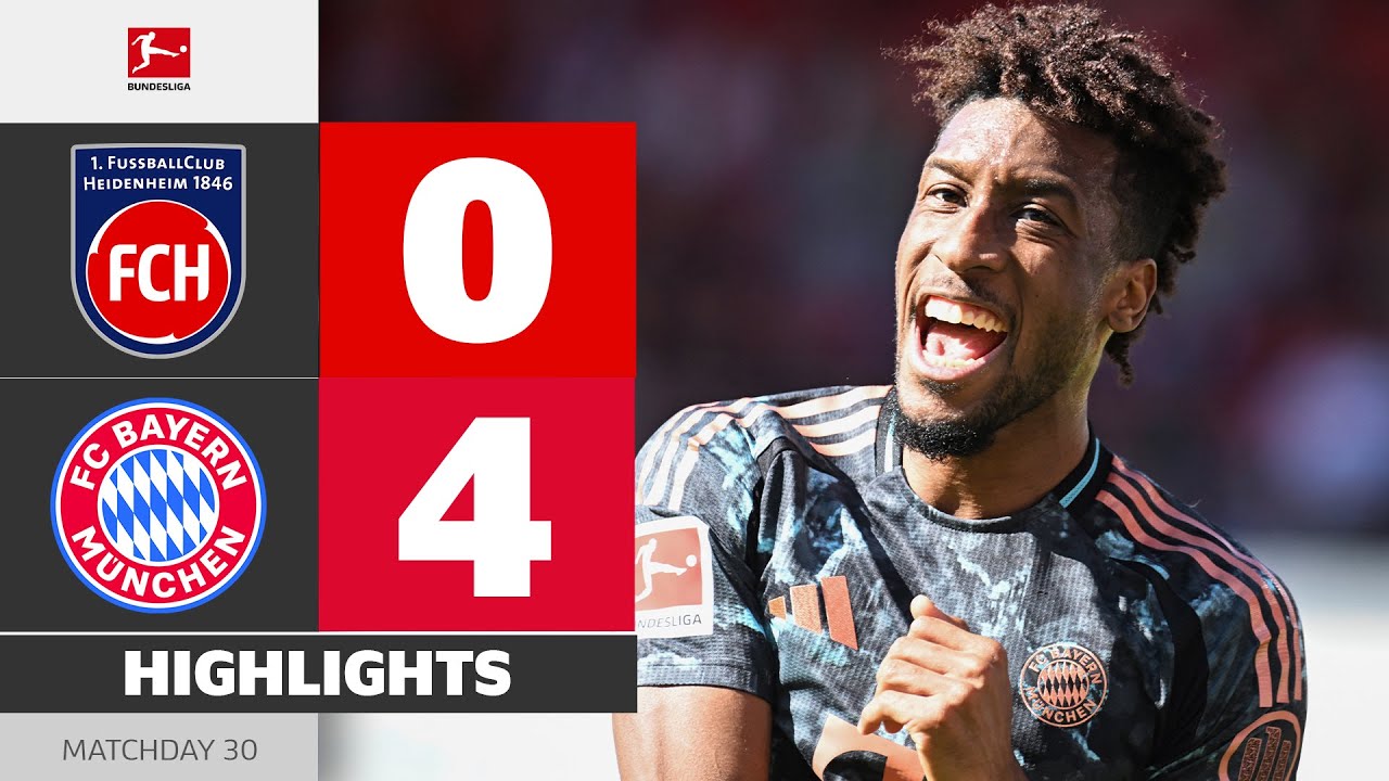 Bayern Munich vs Heidenheim: Cập nhật kết quả, video highlight