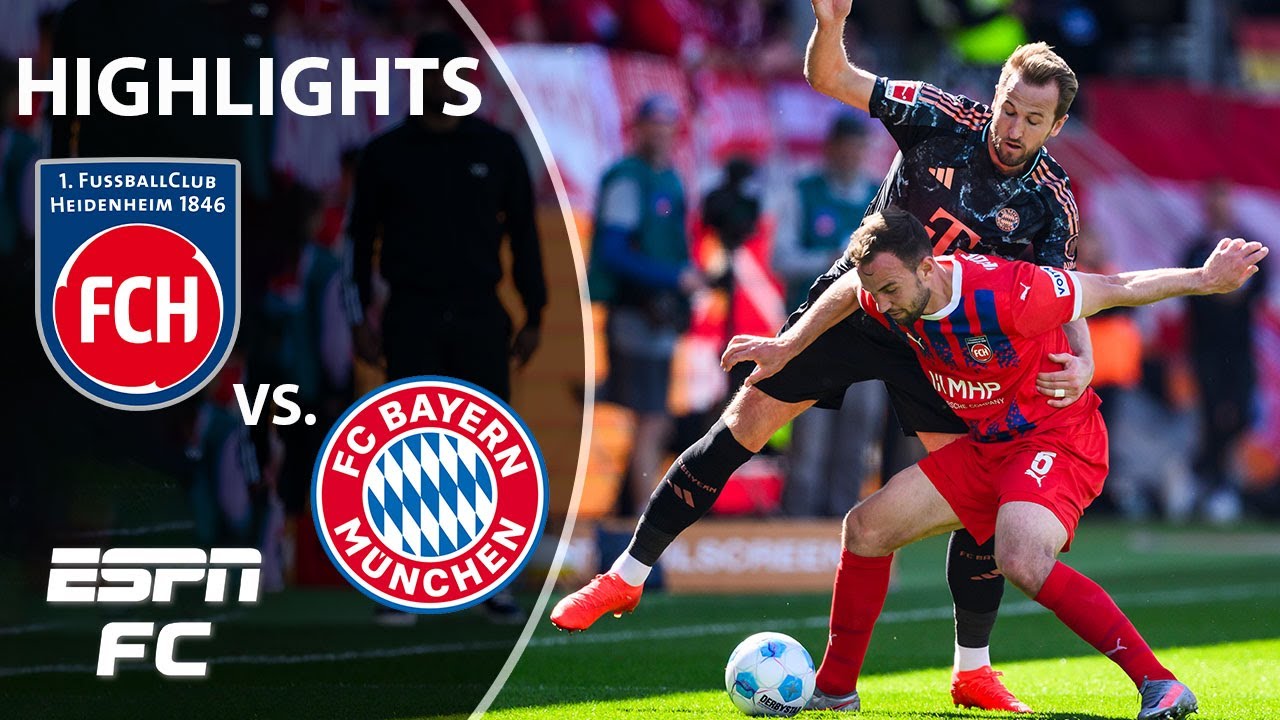 Bayern Munich vs Heidenheim kết quả thế nào? (Video full HD)