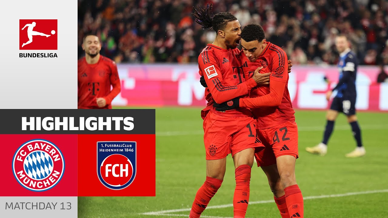 Bayern Munich vs Heidenheim kết quả thế nào? (Video full HD)